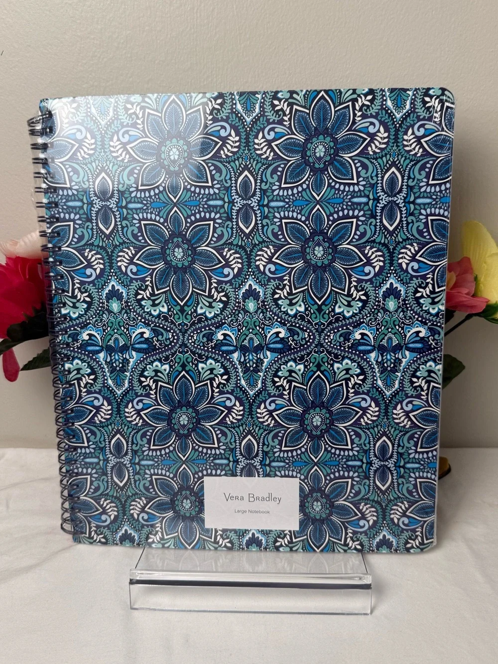 NWT Vera Bradley Blue Island Medallion Large Notebook New